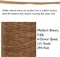 The Beadsmith Artificial Sinew Waxed Thread – Flat Polyester Craft String